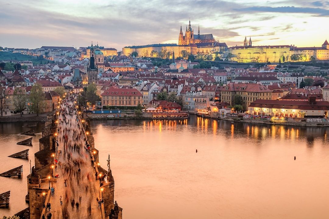 The gradient, measured in Prague